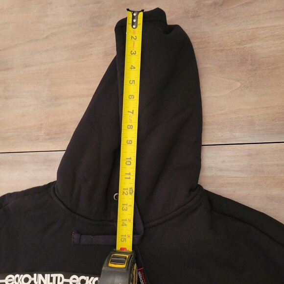 Ecko Unltd Mens Full Zip Warm Activewear Hoodie Spell Out Logo Gray Size 2XL - Picture 6 of 9